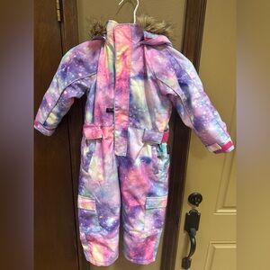 BLUE MAGIC kids 3T-4T EURO SIZE 100 Colorful Galaxy Print Snowsuit/ ski
